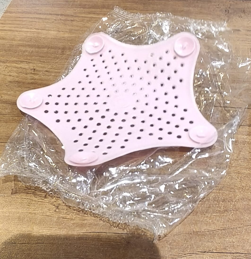 Baby Pink Silicone Star Shaped Sink Filter Bathroom Hair Catcher Drain Strainers for Basin Baby Pink Silicone Star Shaped Sink Filter Bathroom Hair Catcher Drain Strainers for Basin